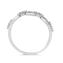 Load image into Gallery viewer, Paperclip Ring with Diamond Accent
