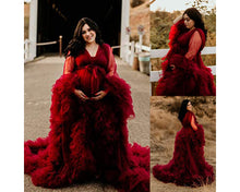 Load image into Gallery viewer, Maternity Dress for Photo Shoot, Maternity Gown for Women, Baby Shower Dress Gift for Her, PhotoShoot Dress
