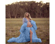 Load image into Gallery viewer, Personalized Maternity Dress for Photo Shoot, Maternity Gown for Women, Baby Shower Dress Gift for Her, PhotoShoot Dress
