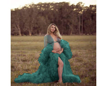 Load image into Gallery viewer, Personalized Maternity Dress for Photo Shoot, Maternity Gown for Women, Baby Shower Dress Gift for Her, PhotoShoot Dress
