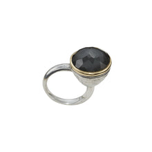 Load image into Gallery viewer, BEATRIX OST BLACK HEMATITE &amp; CRYSTAL RING
