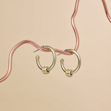 Load image into Gallery viewer, SMOOTH ORBIT HOOPS - &quot;Shine Your Light&quot; Laura Sophie Cox Collab
