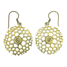 Load image into Gallery viewer, Honeycomb Bomb Earrings
