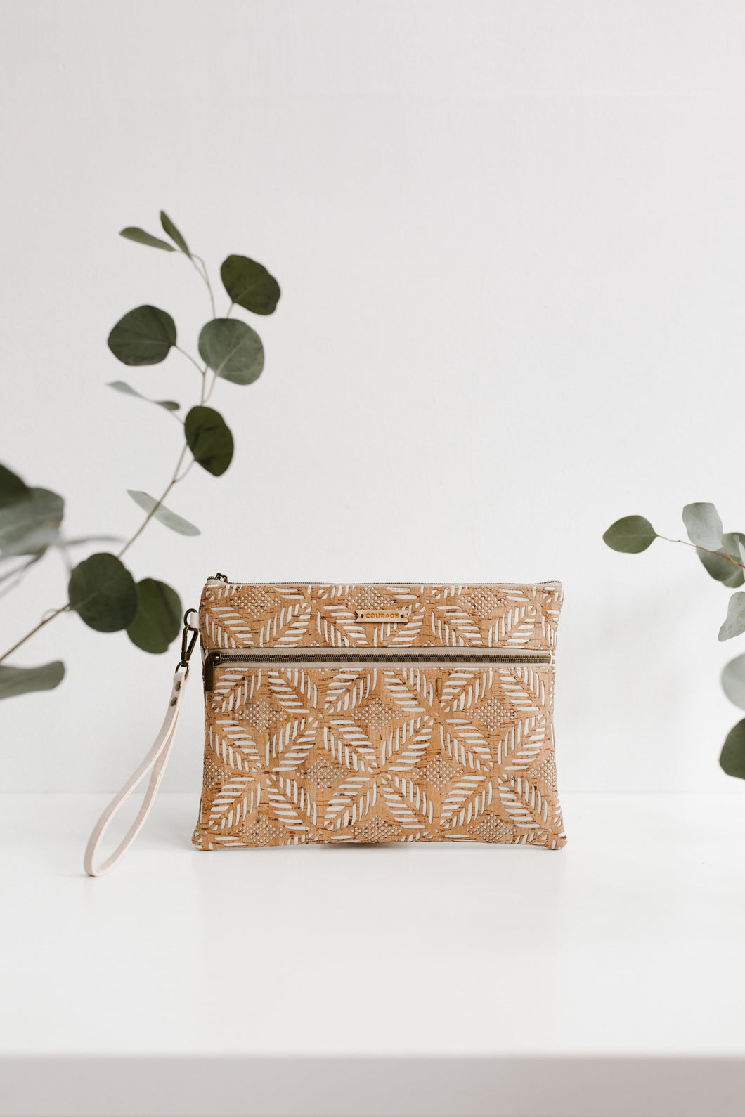 INVENTOR oversized clutch | CREAM