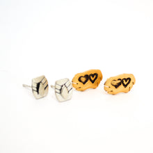 Load image into Gallery viewer, Embrace Your Journey - &quot;Our Hearts&quot; Stud Earrings
