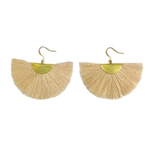 Load image into Gallery viewer, Half Moon Fan Earrings
