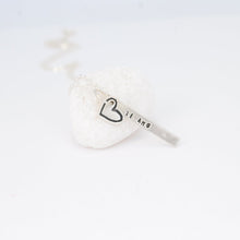 Load image into Gallery viewer, &quot;Ti Amo&quot; Italian for I Love You, Quote Necklace
