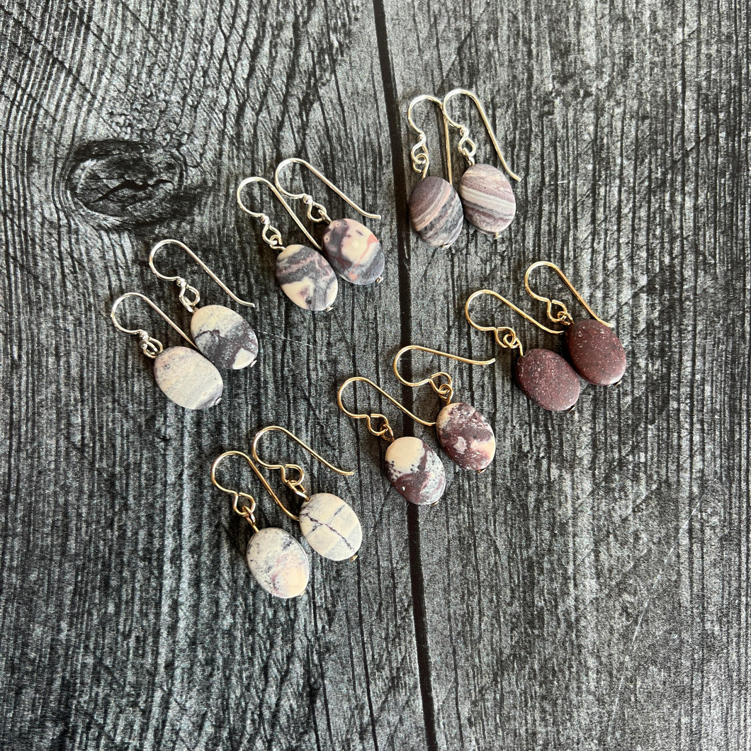 Porcelain Jasper Earrings